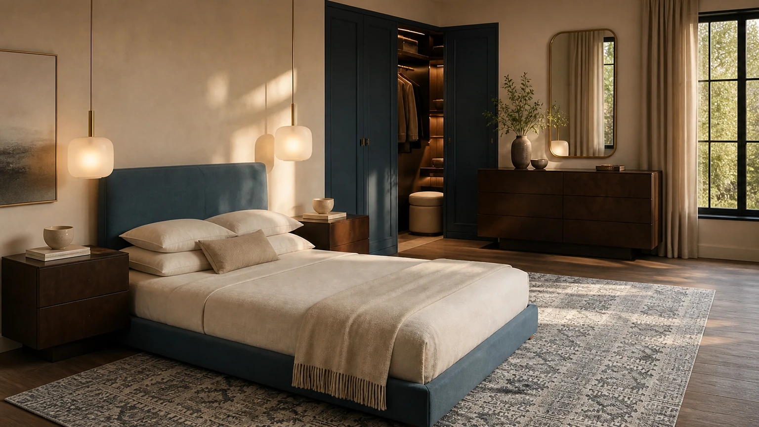 Lapis Dressing Bedroom interior design concept.