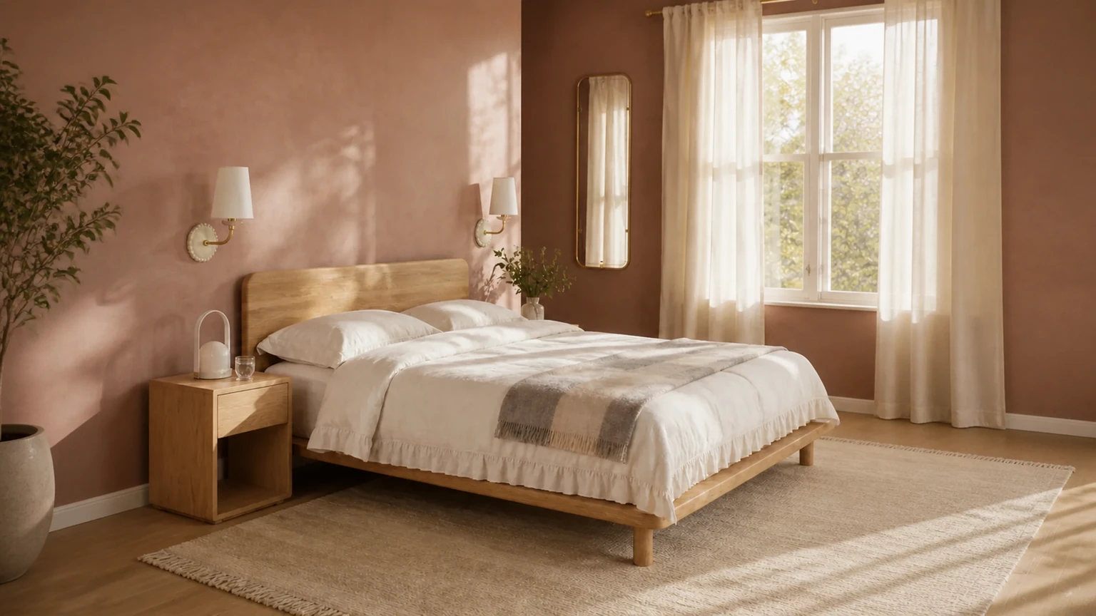 Rosewood Morning interior design concept.