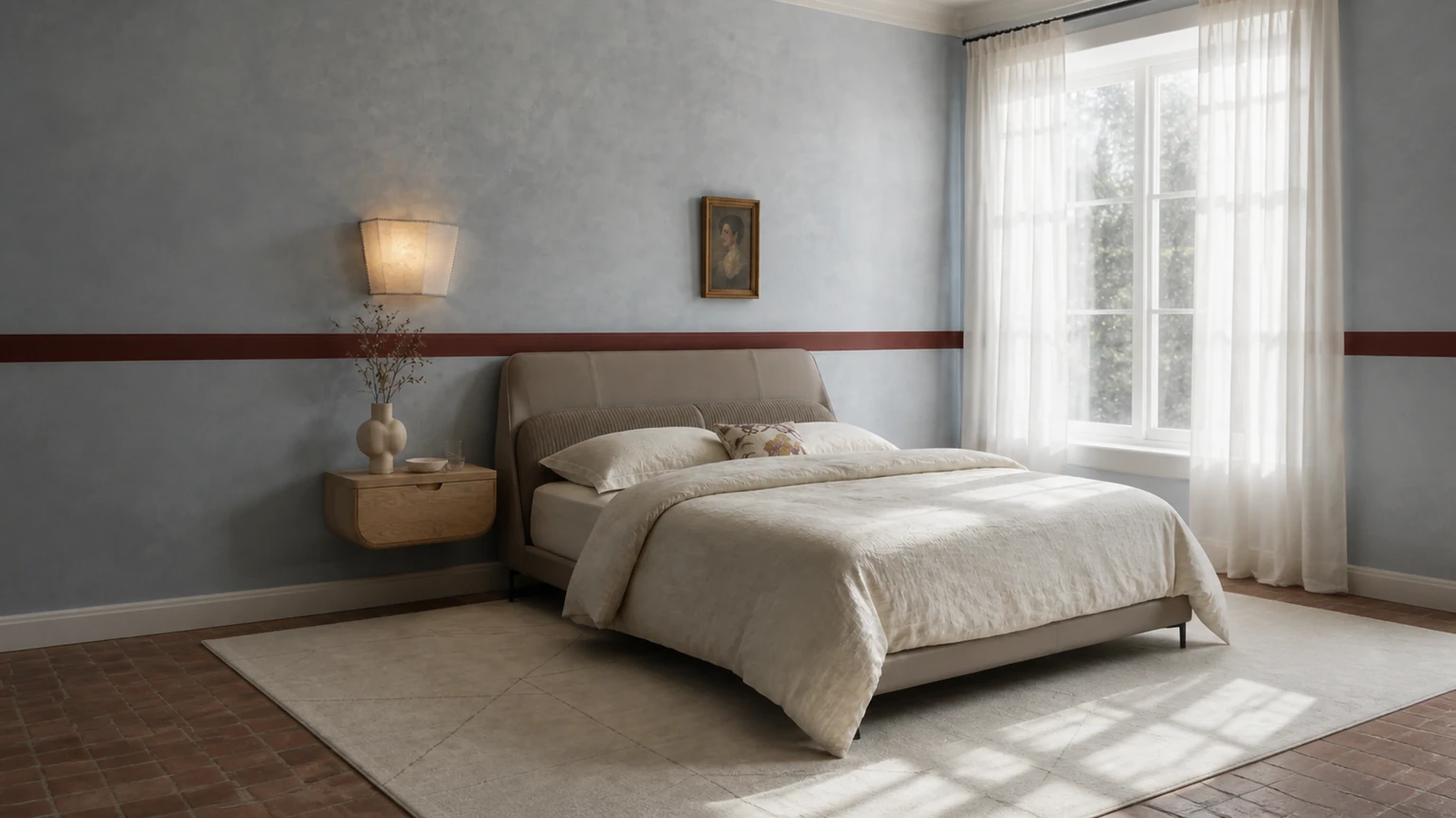 The Blue Hour, Sun-Warmed interior design concept.