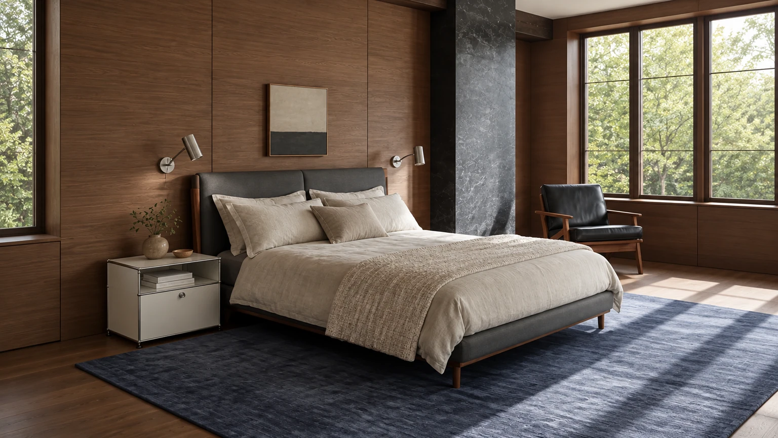 The Burnished Quiet interior design concept.