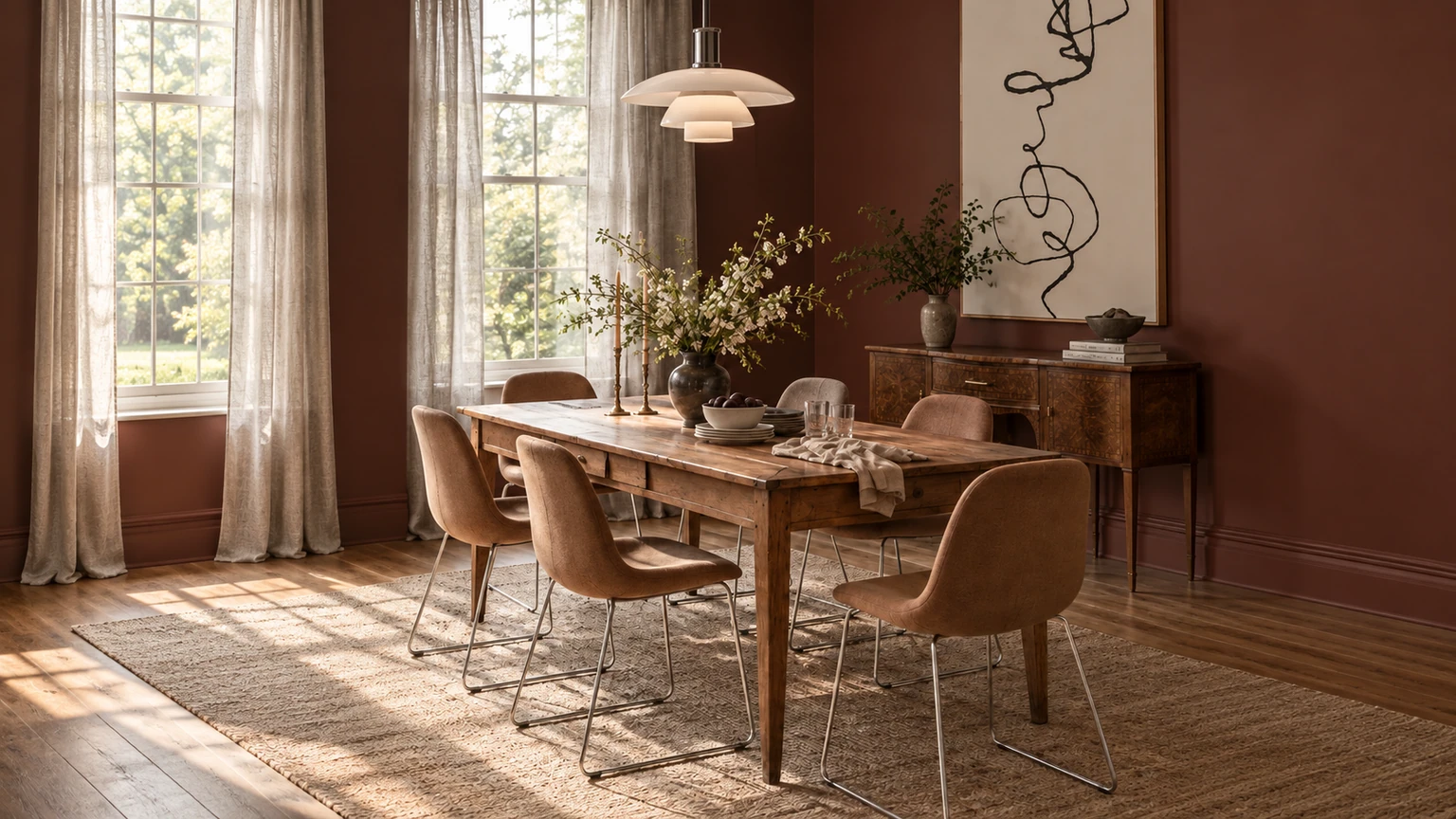 Russet & Sunday Light interior design concept.