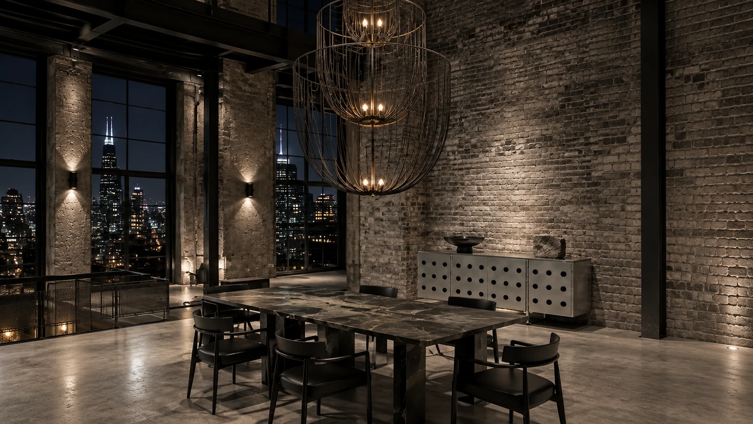 Graphite Foundry interior design concept.