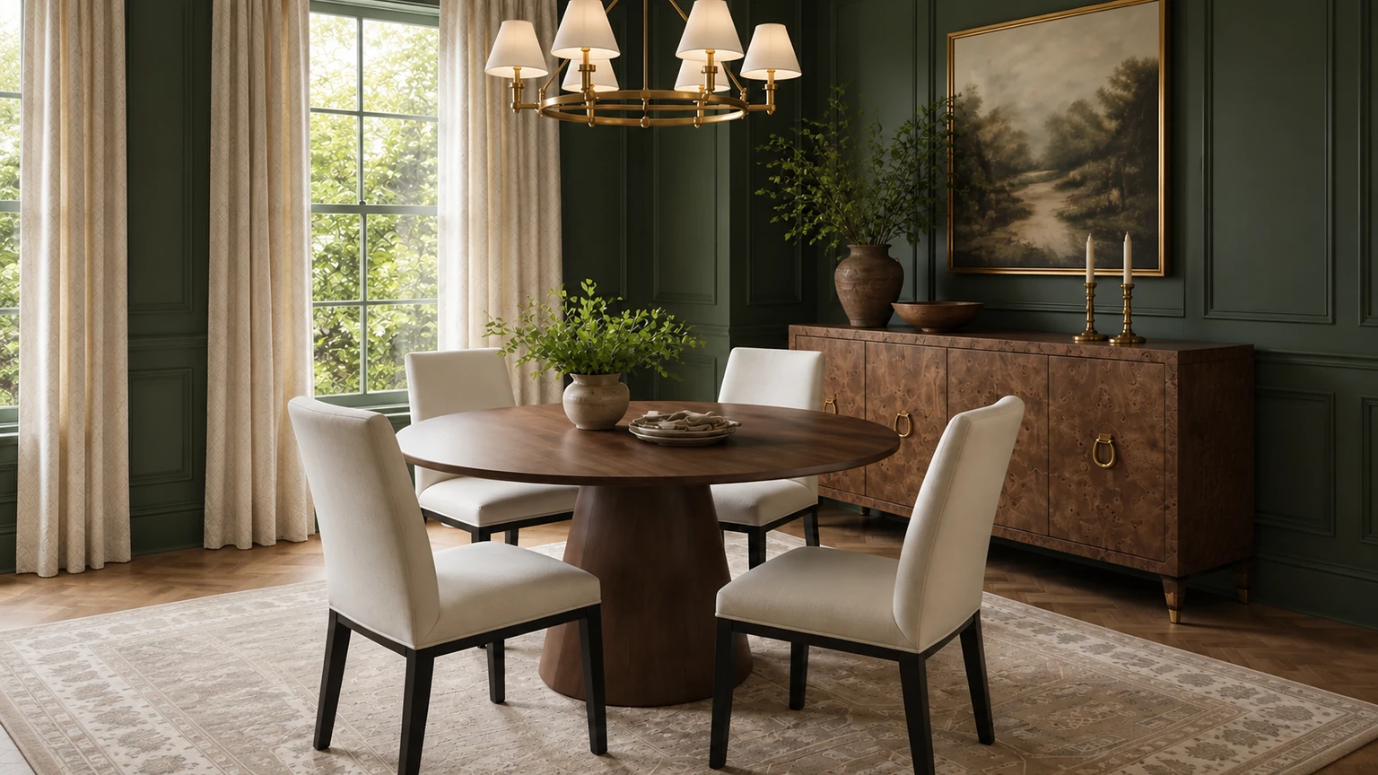 Laurel at Dusk interior design concept.