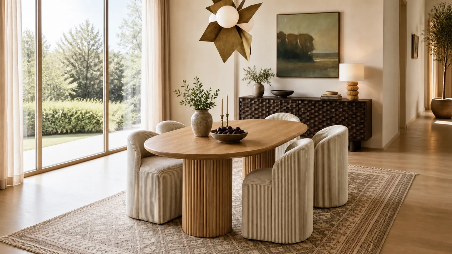 Saffron Afterglow interior design concept.