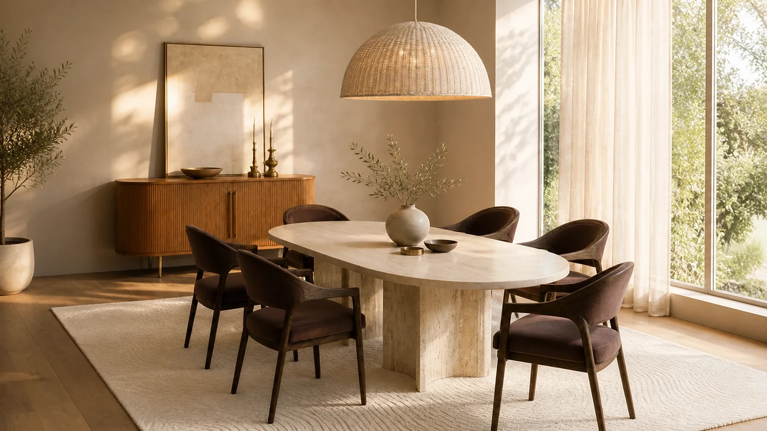 Soft Monument Dining interior design concept.