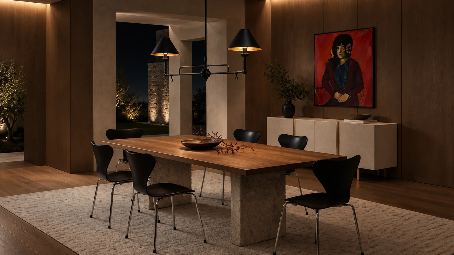 Stone & Ember interior design concept.