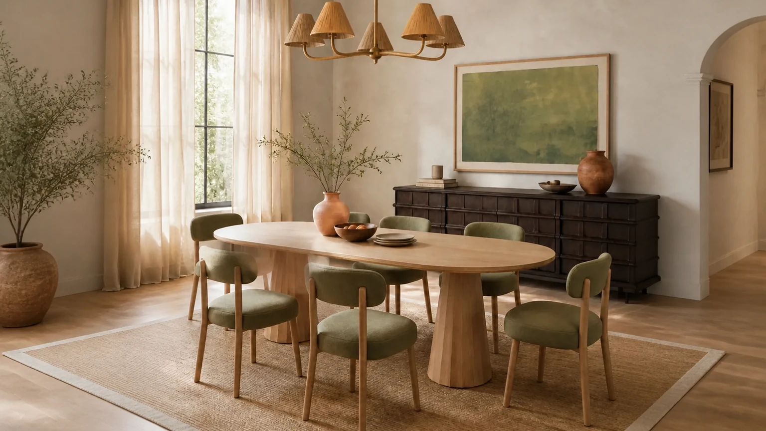 The Apricot Hour interior design concept.