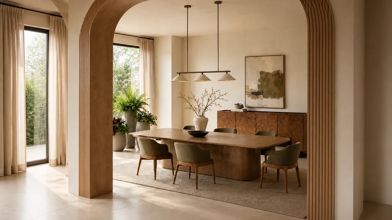 The Oak Horizon interior design concept.