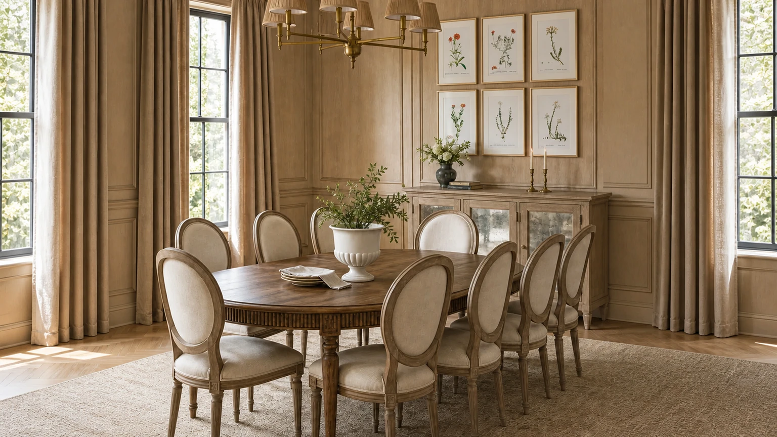 The Oatwood Gallery interior design concept.