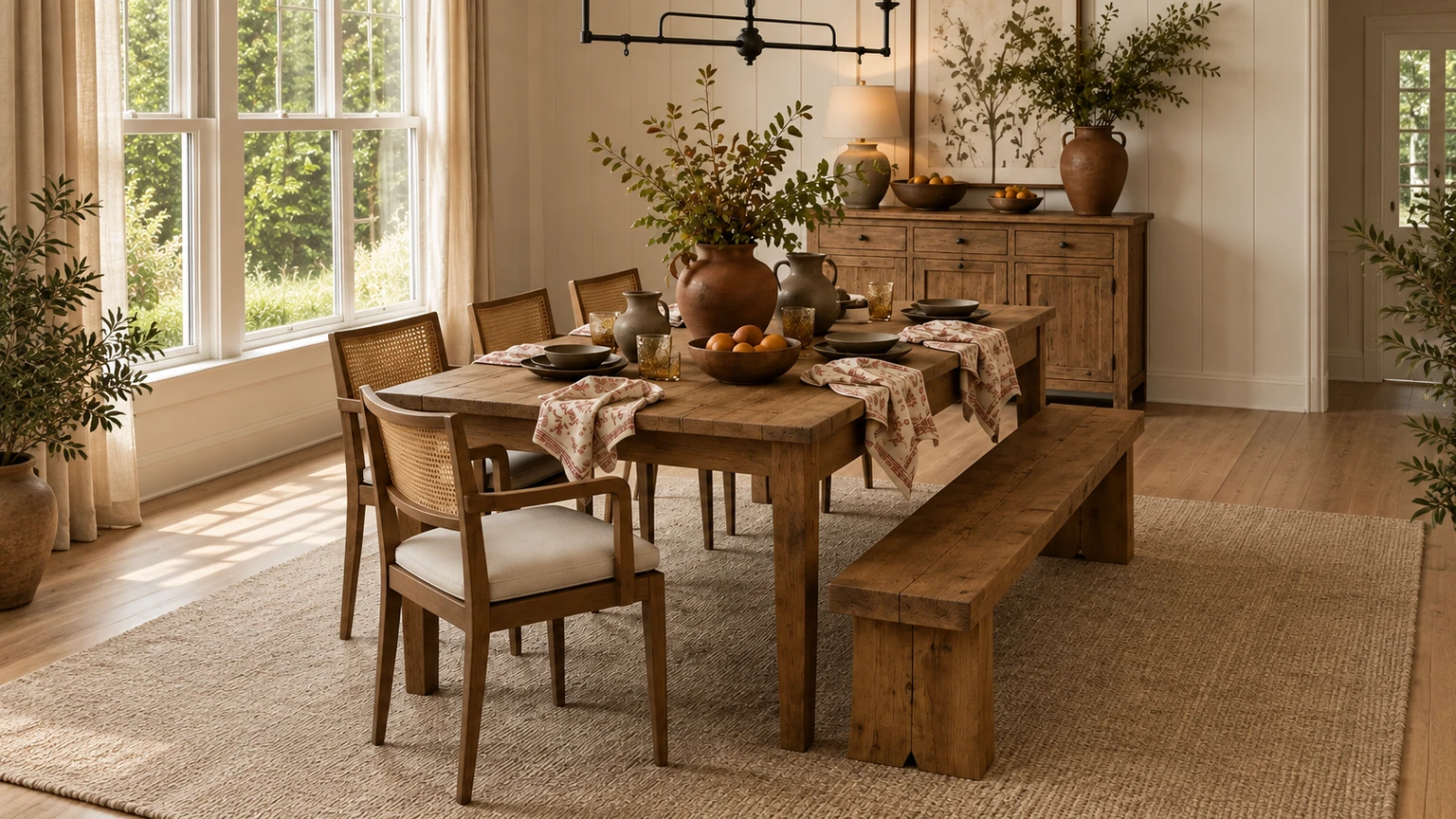 The Ochre Harvest Room interior design concept.
