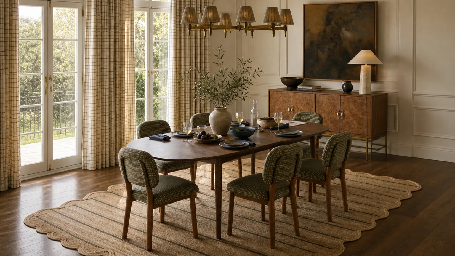 The Ochre Hour interior design concept.