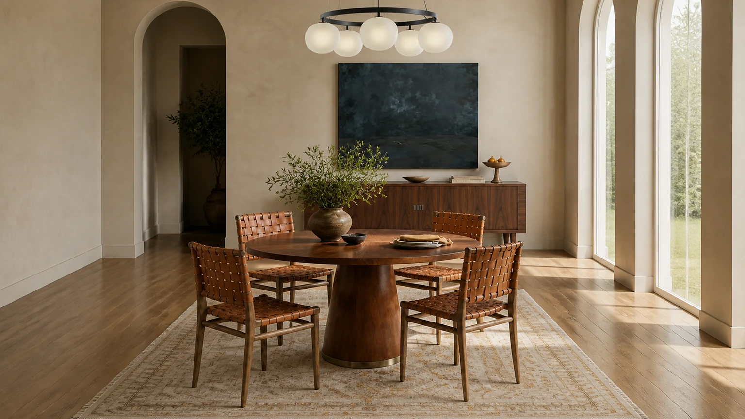 The Ochre Hour interior design concept.