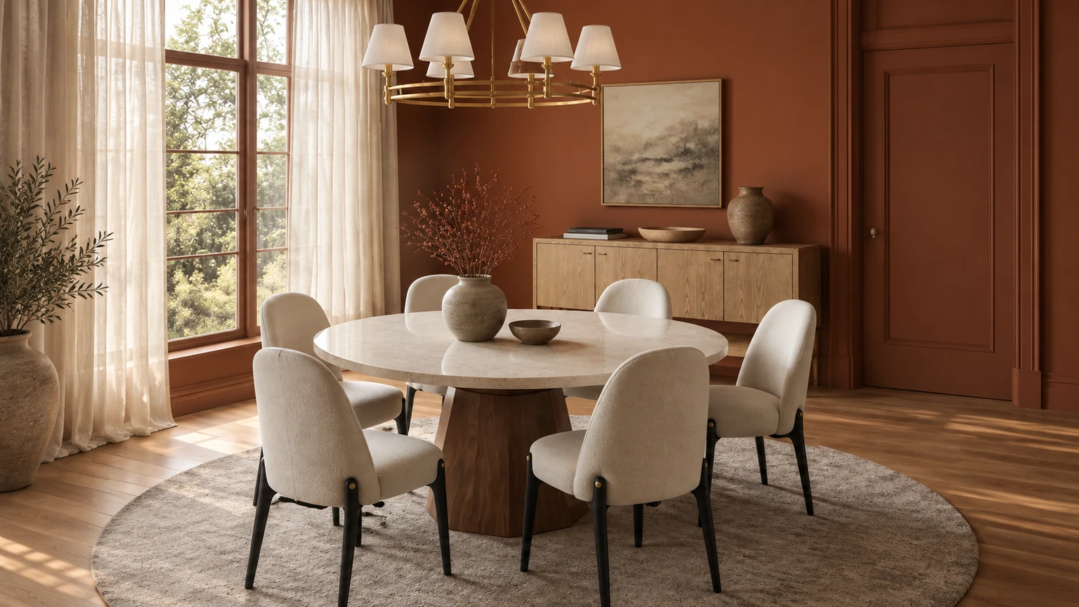 The Russet Hour interior design concept.