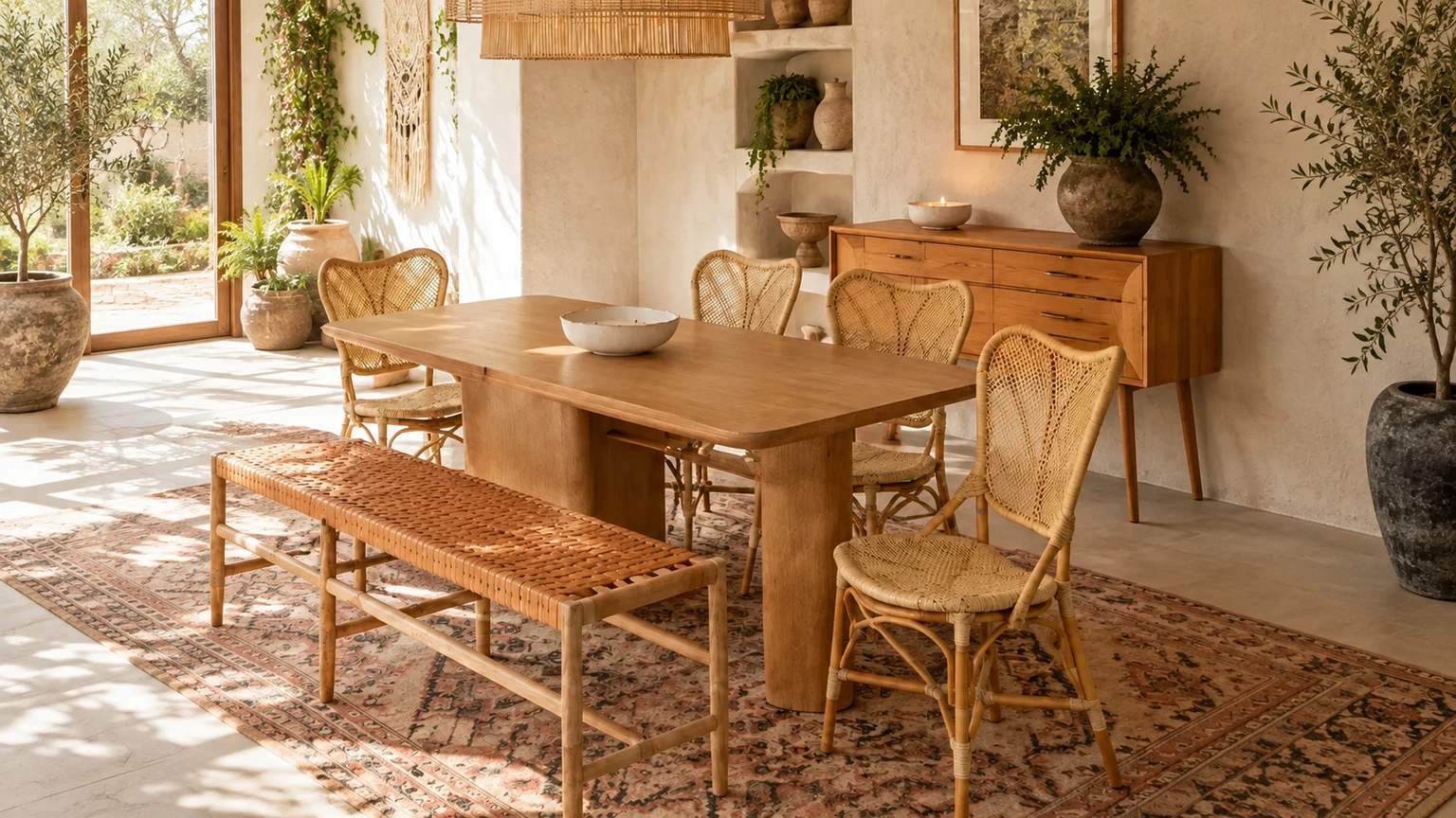 The Woven Courtyard interior design concept.