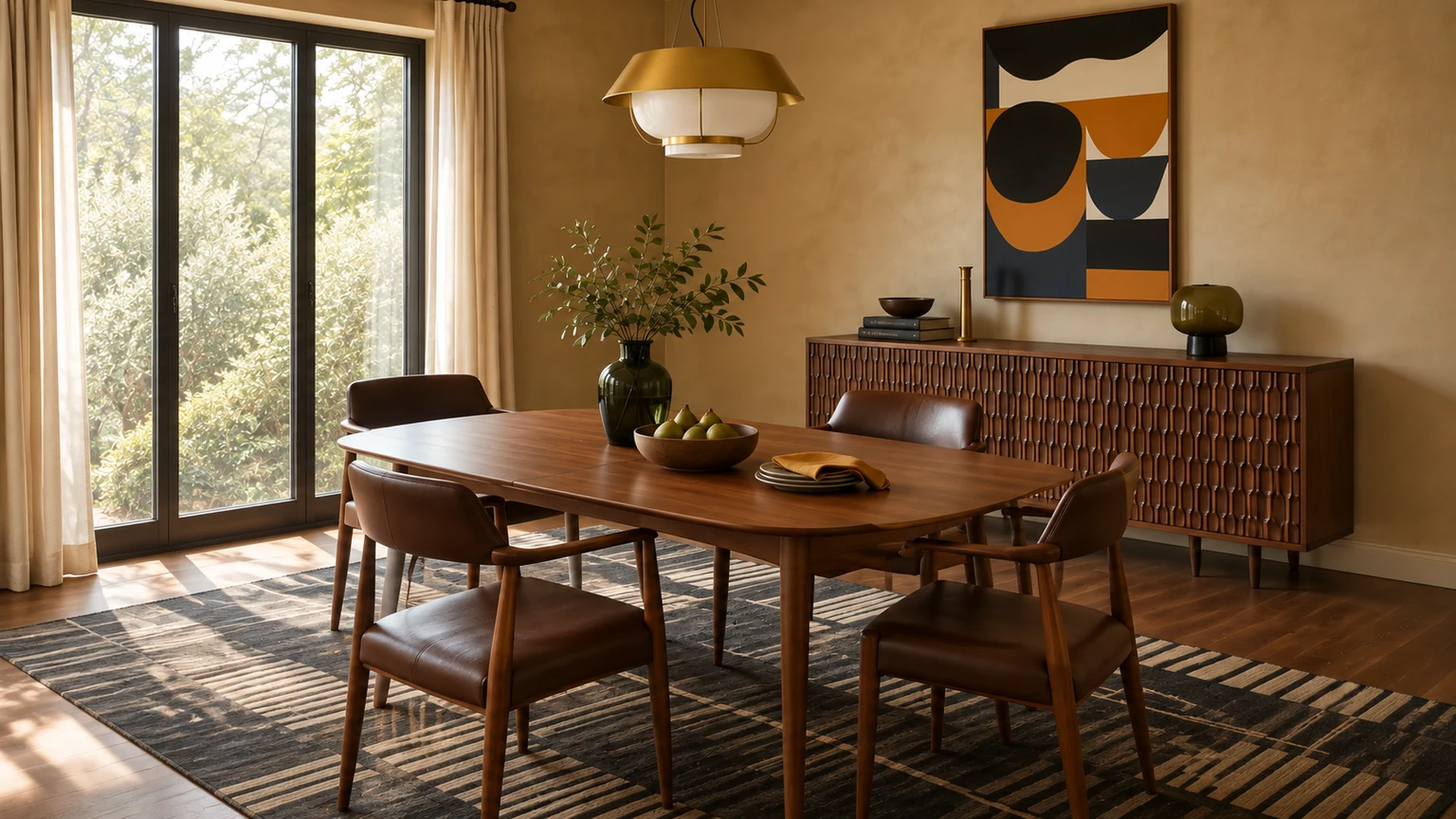 Walnut Afterglow interior design concept.