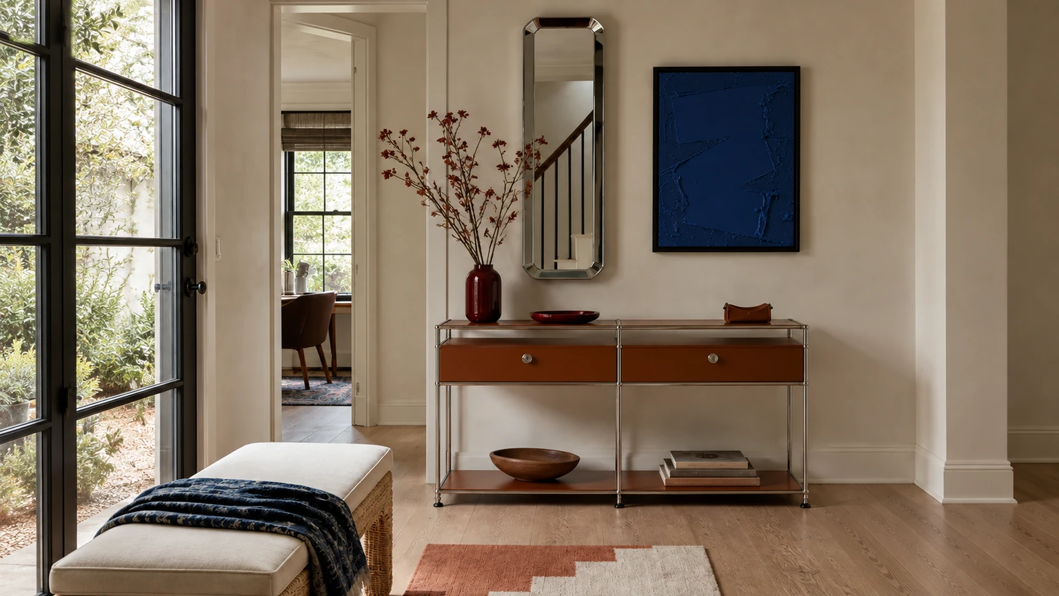 Tobacco & Indigo interior design concept.
