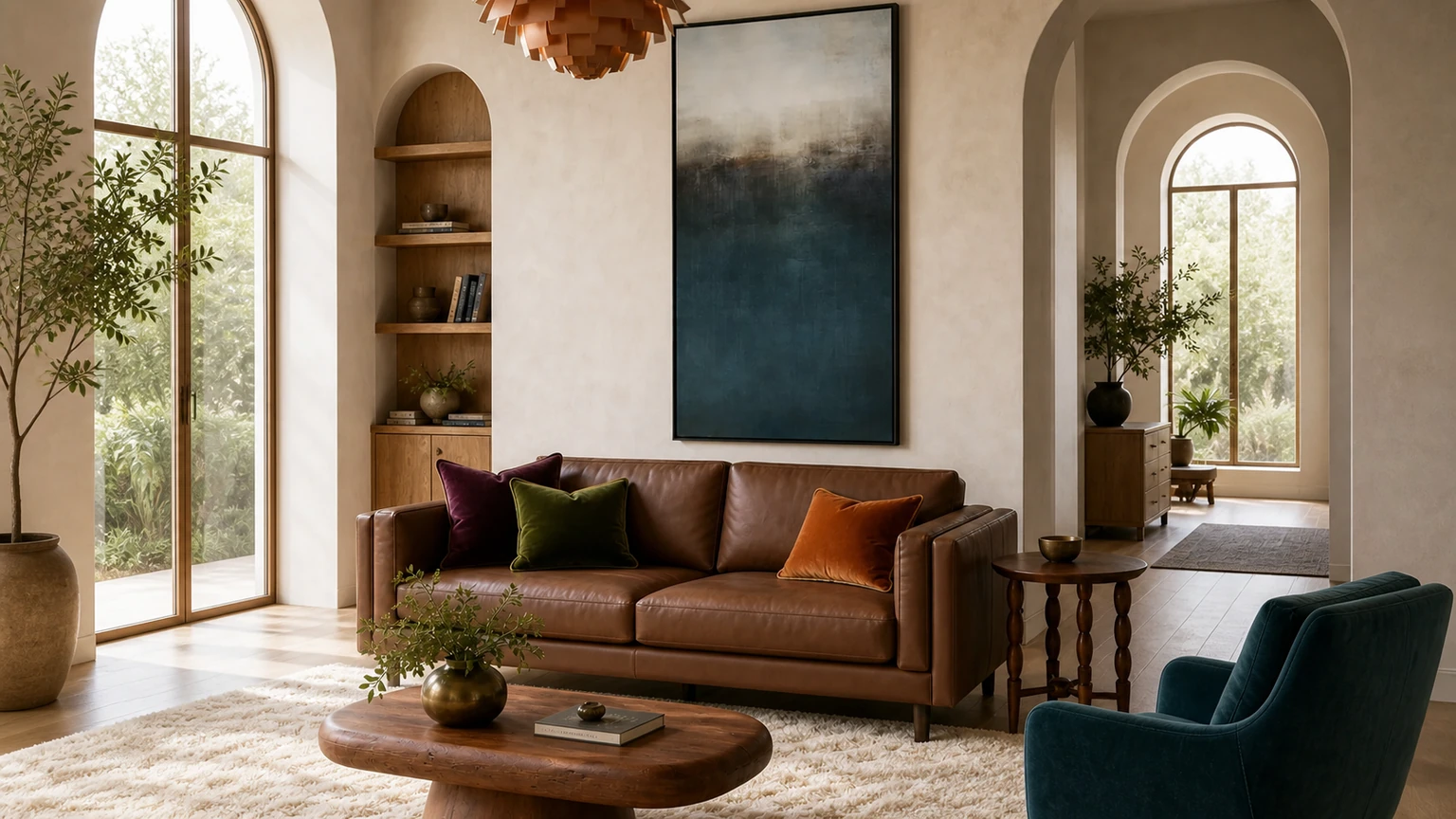 Amber Horizon interior design concept.