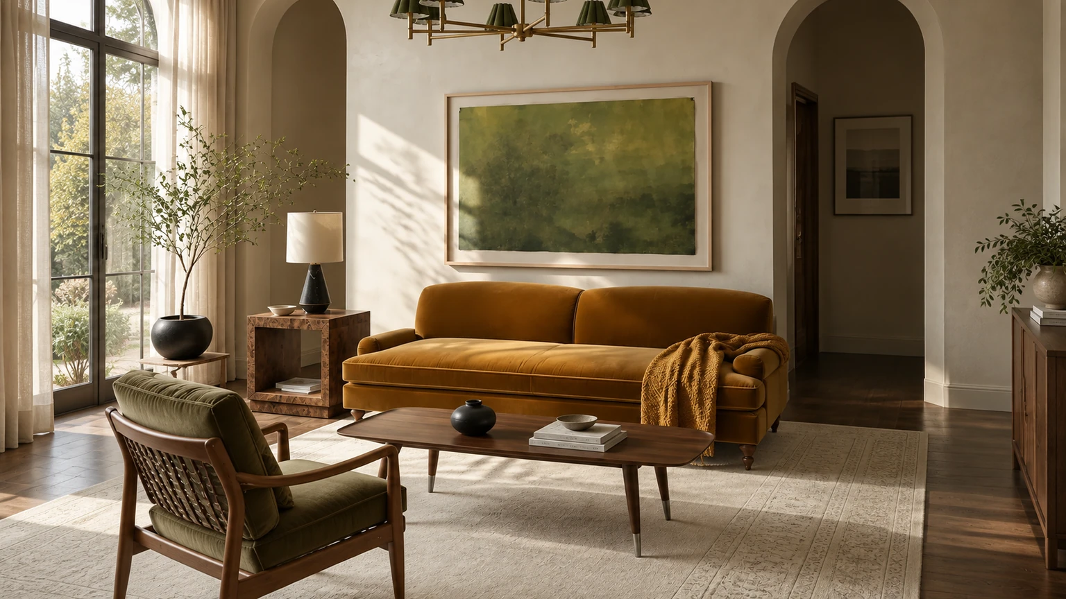 Amber Quiet interior design concept.