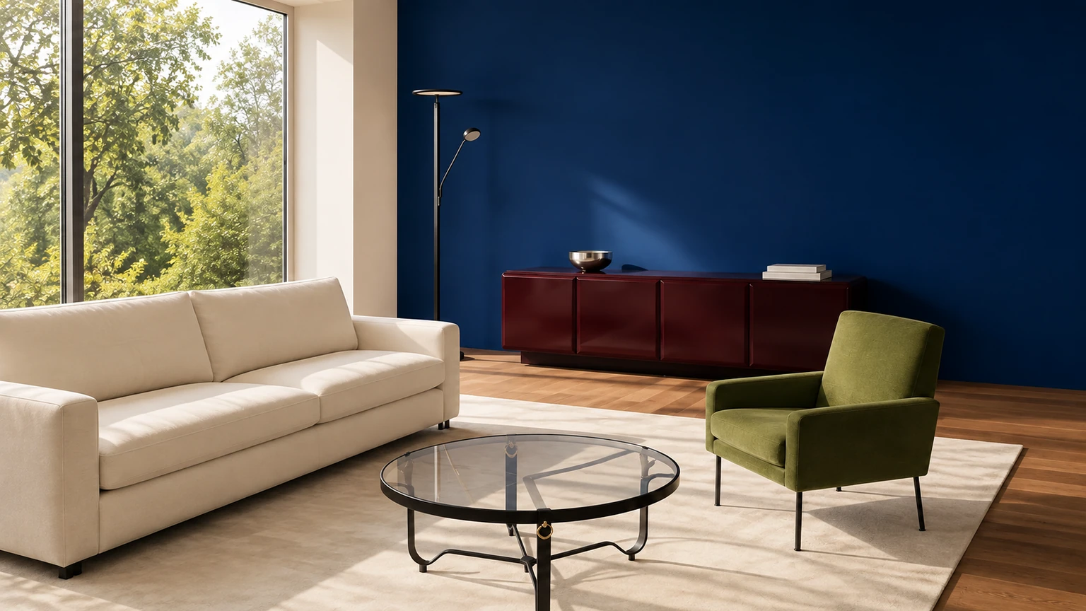 Cobalt Interval interior design concept.