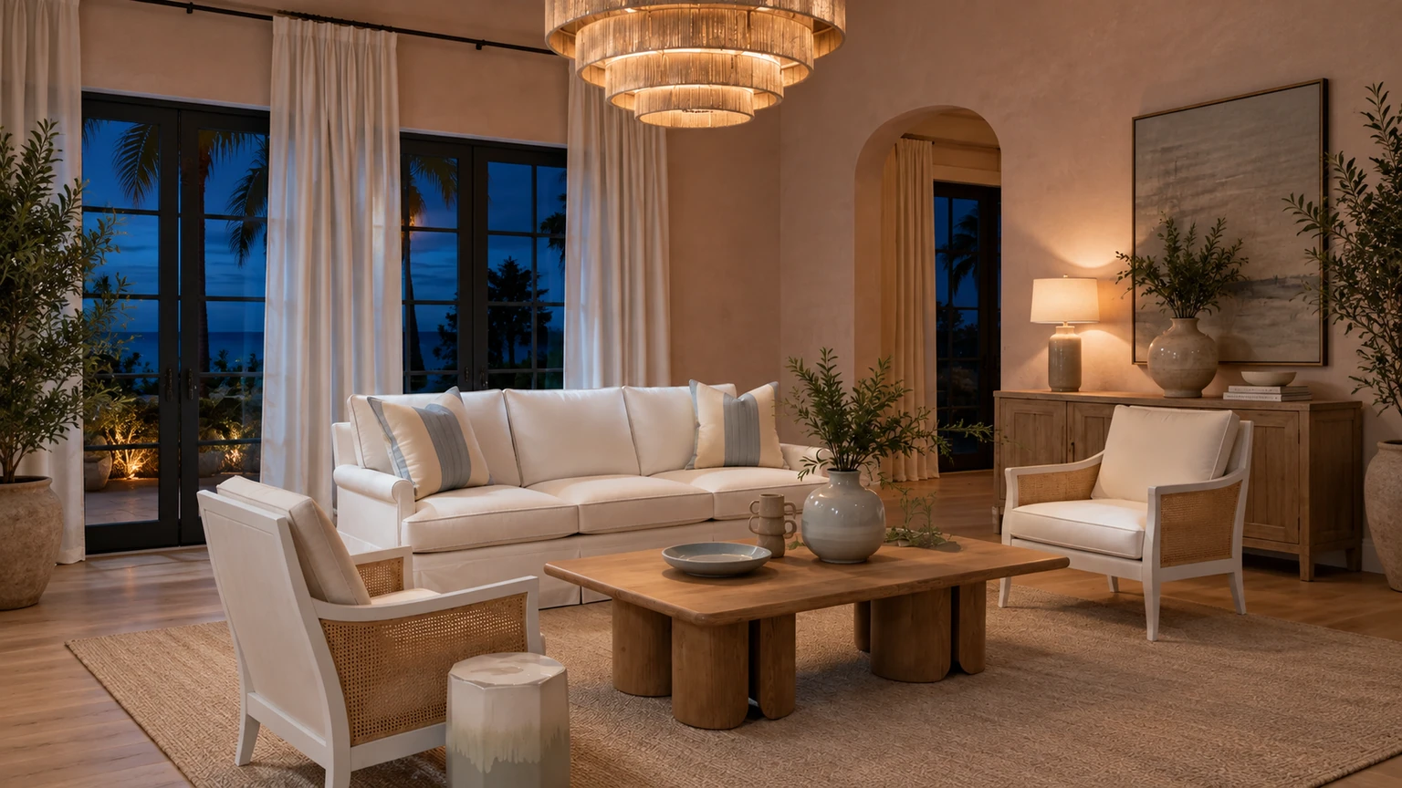 Rosé Tide interior design concept.