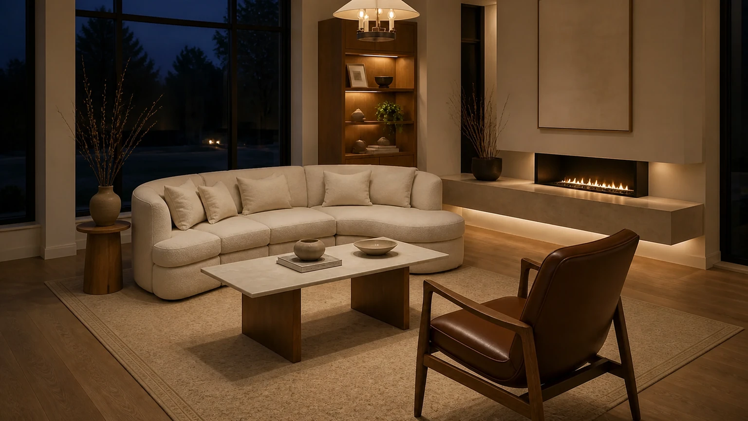 Soft Geometry interior design concept.
