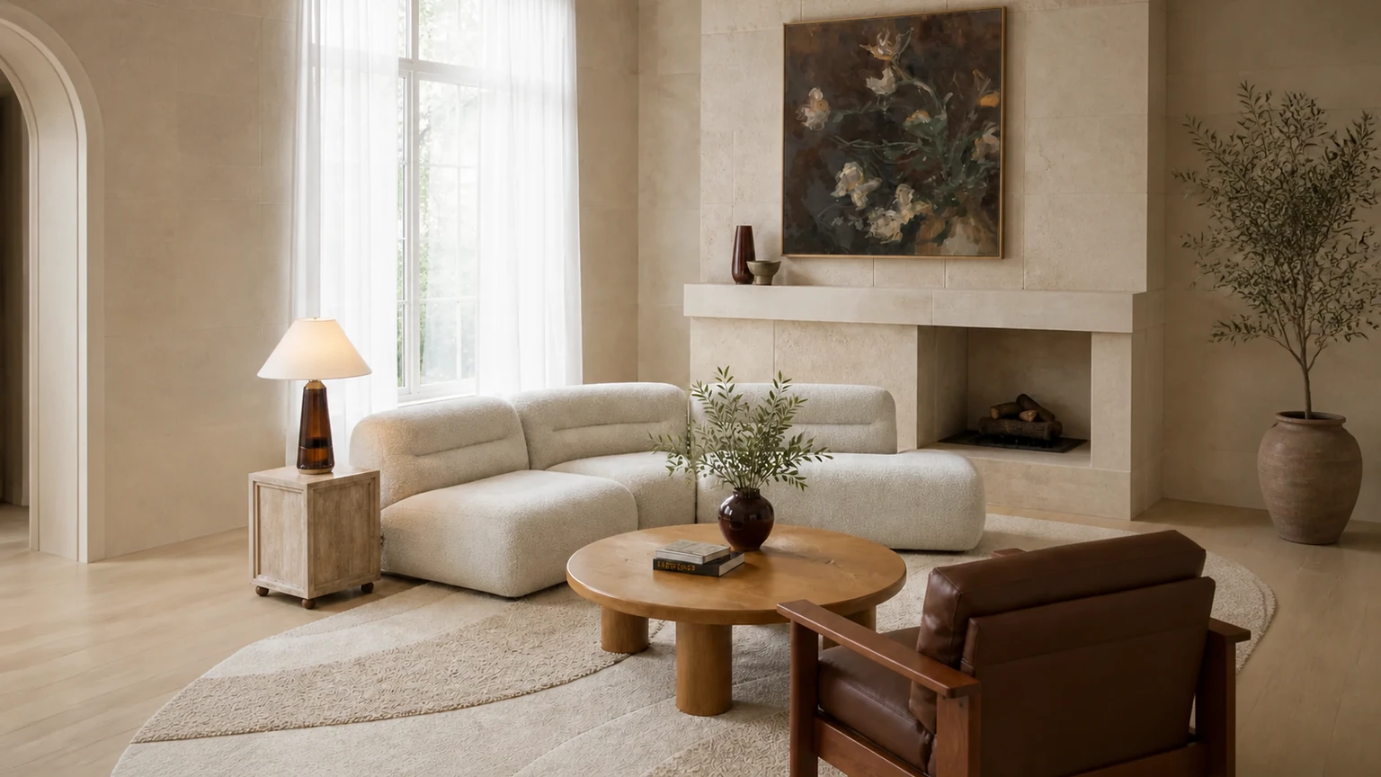 Soft Stone, Late Light interior design concept.