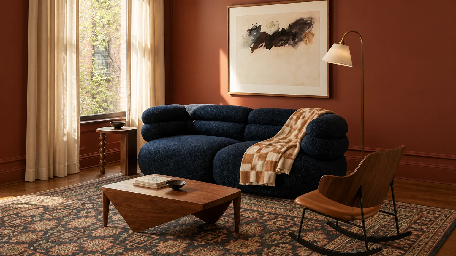 The Burnished Reading Room interior design concept.