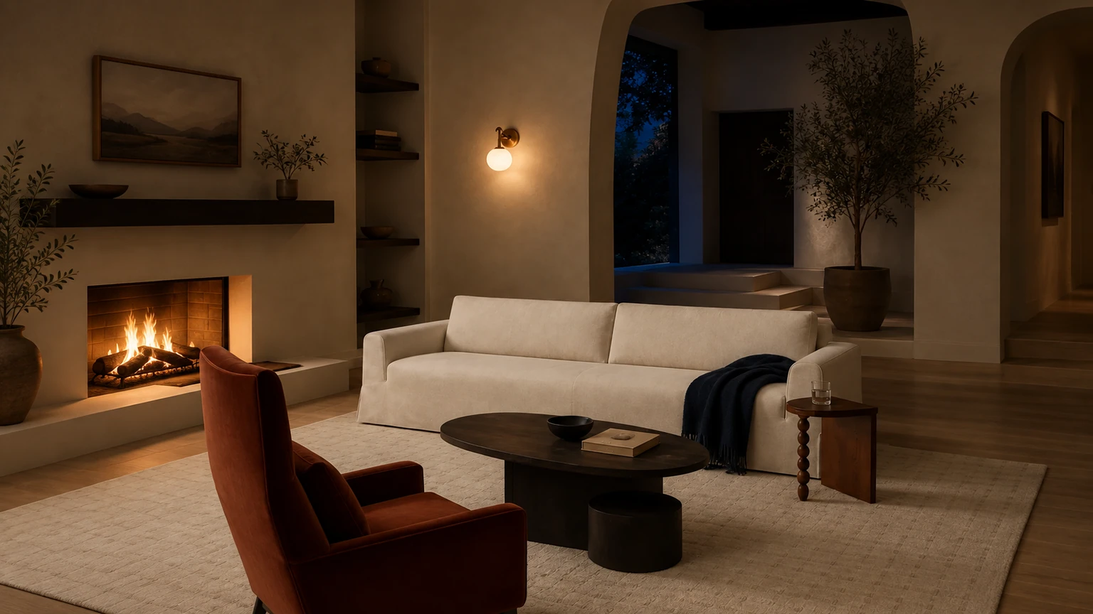 The Quiet Curve interior design concept.