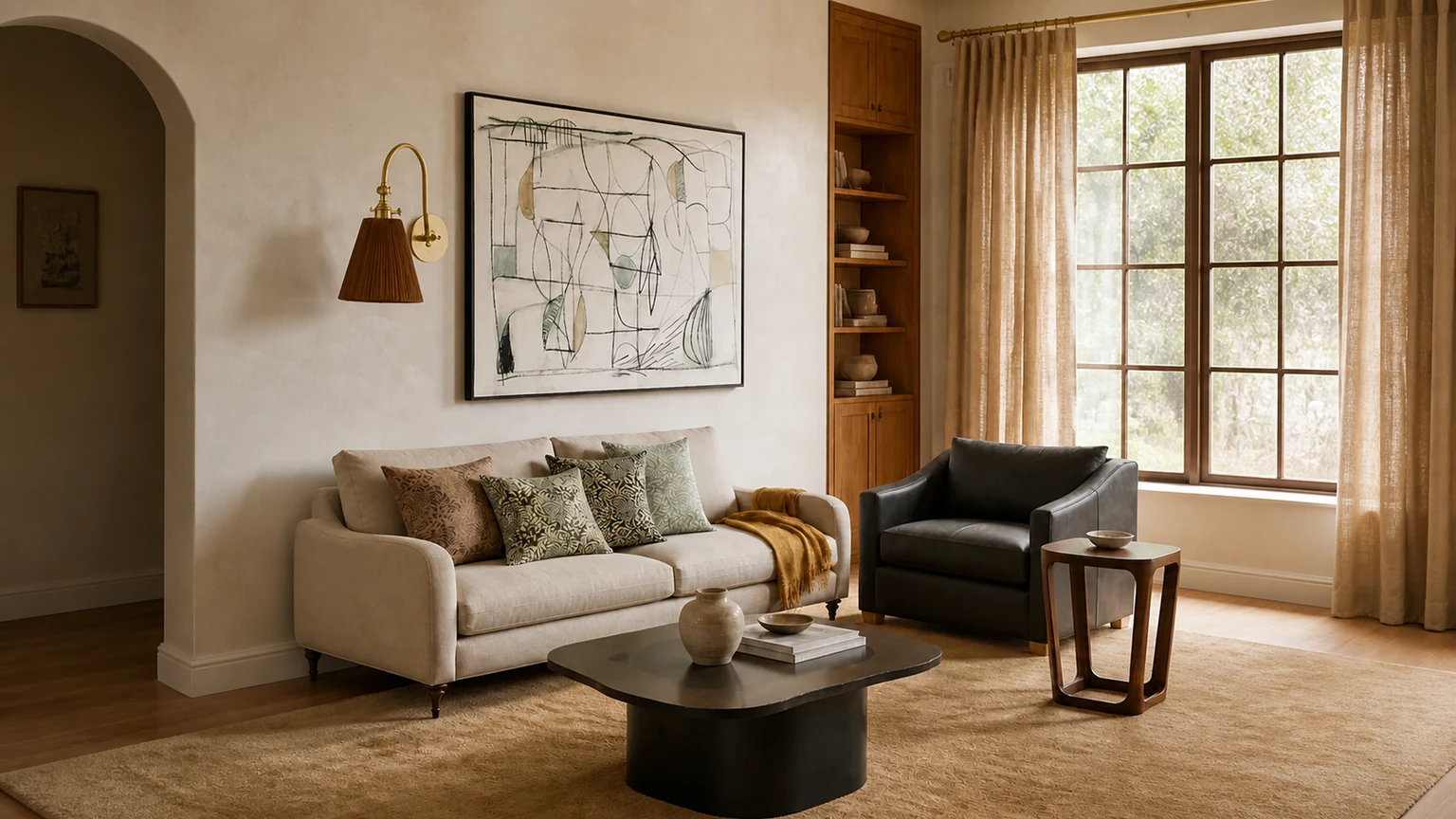 The Saffron Salon interior design concept.