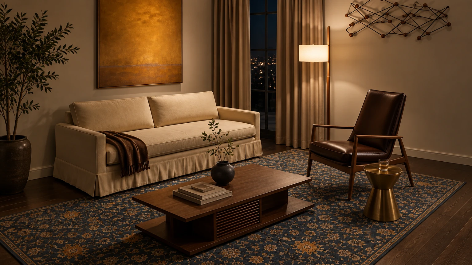 The Saffron Thread interior design concept.