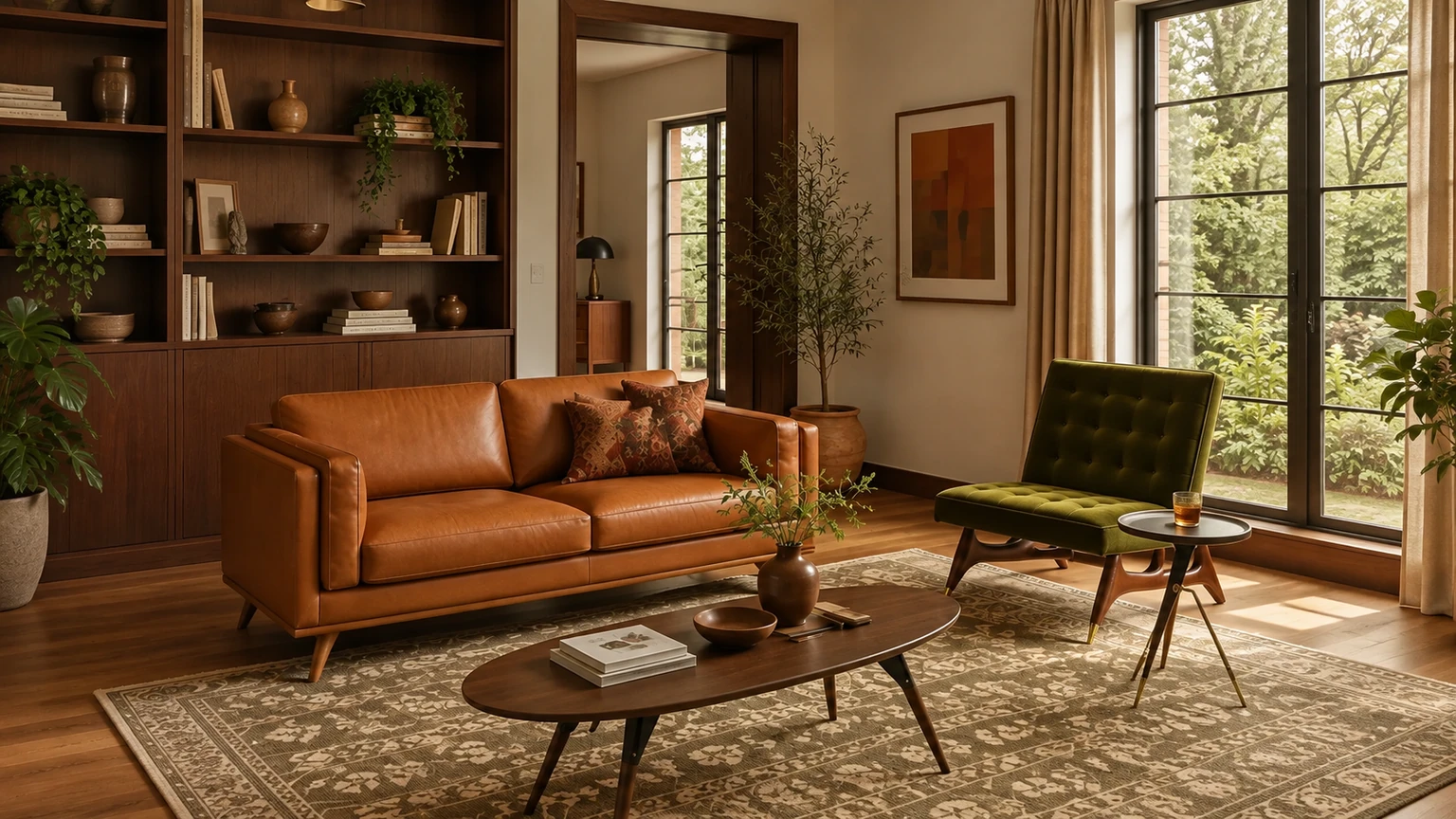 Walnut Afterglow interior design concept.