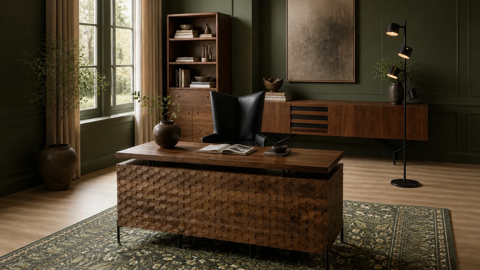 Olive Executive Niche interior design concept.