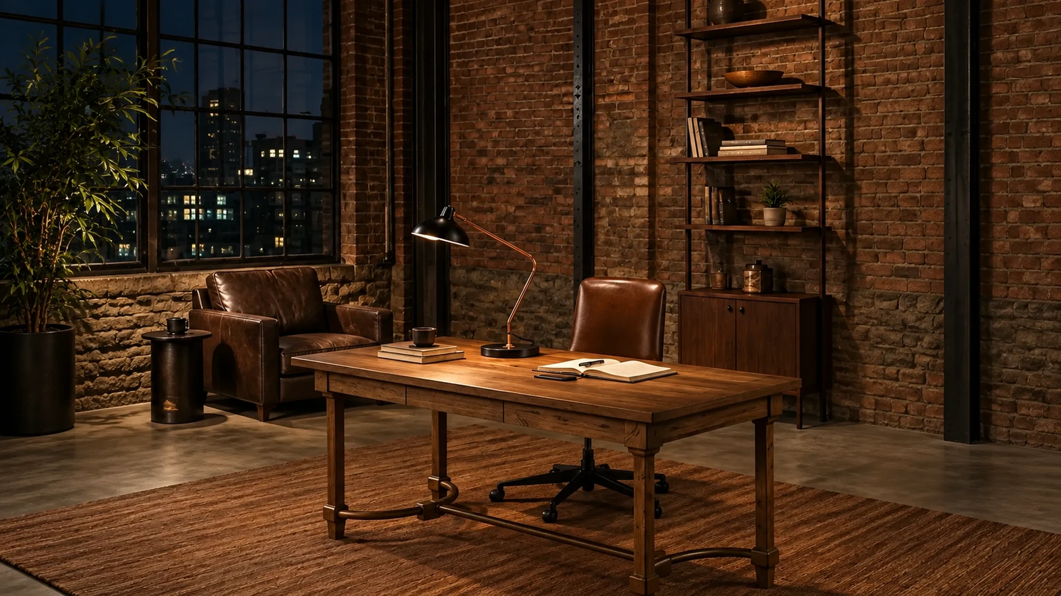 The Burnished Foundry interior design concept.