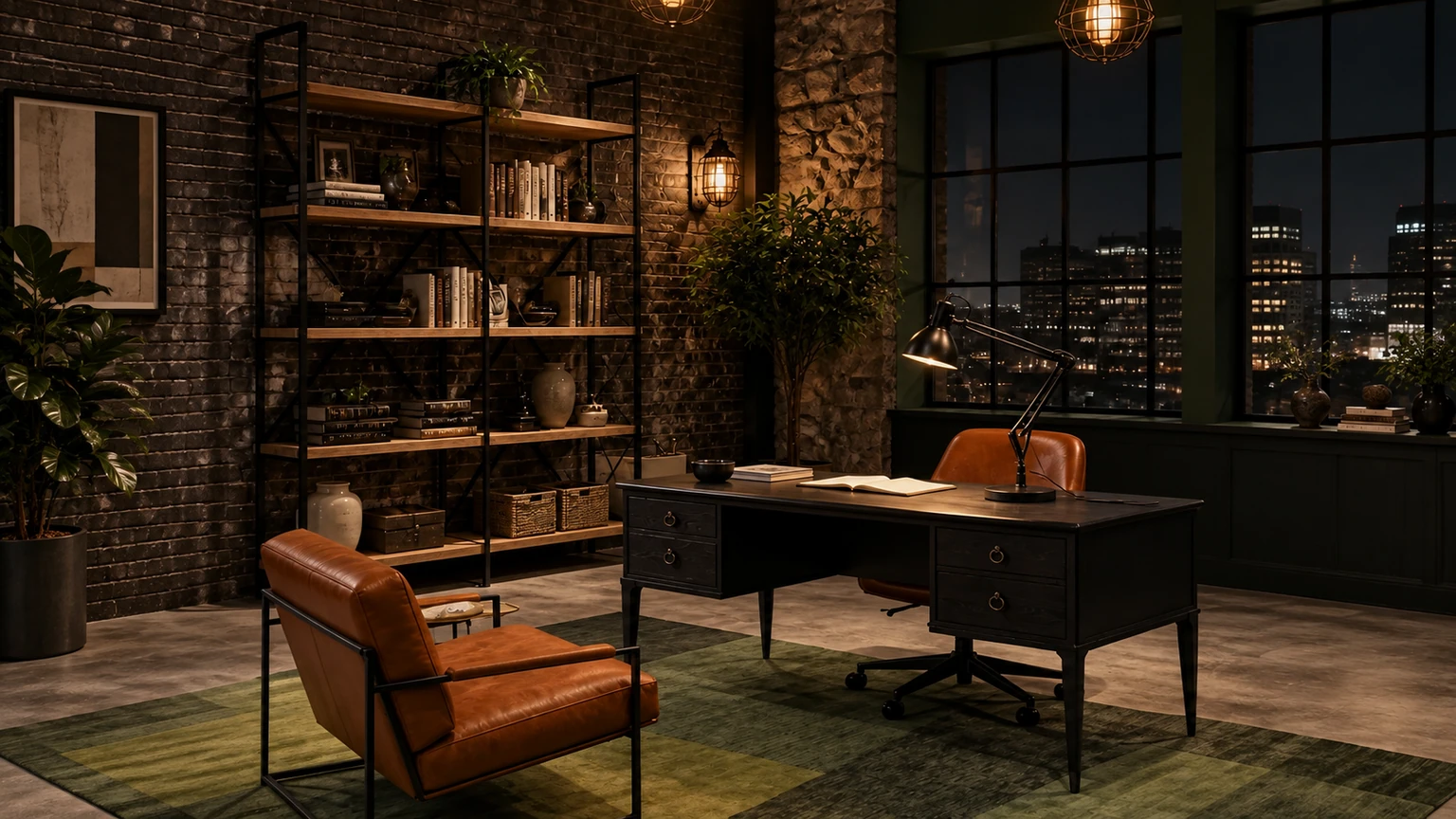 The Green Foundry interior design concept.