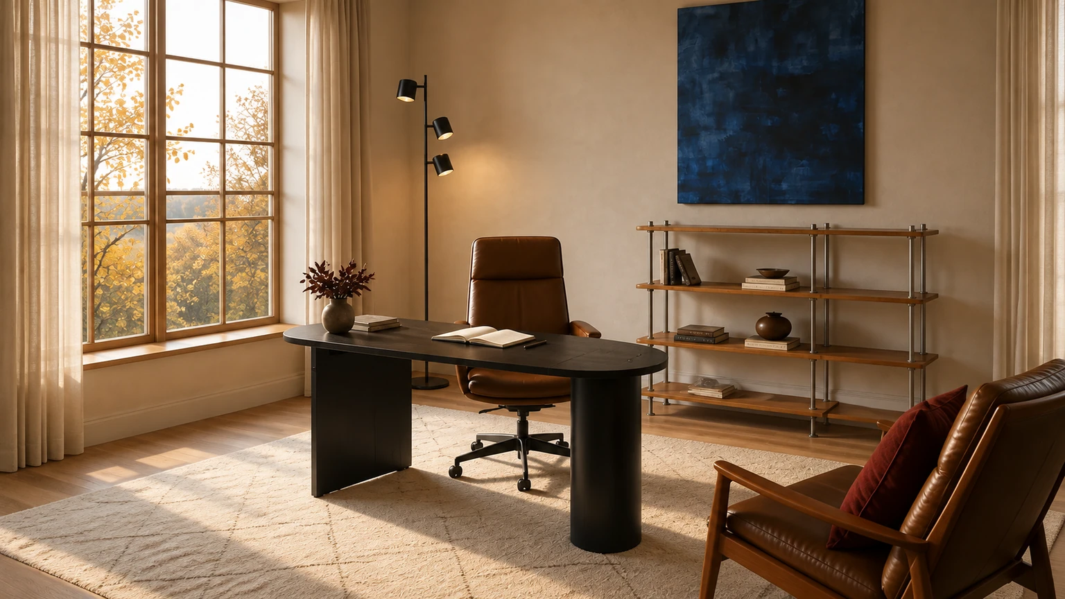 The Poet’s Ledger interior design concept.