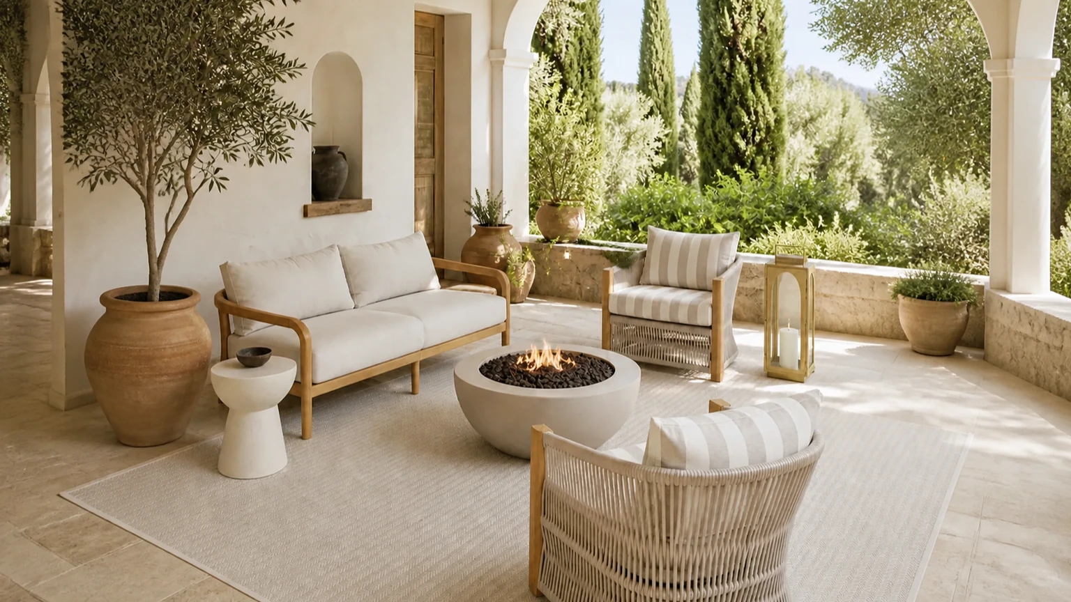 Cypress Afterglow interior design concept.