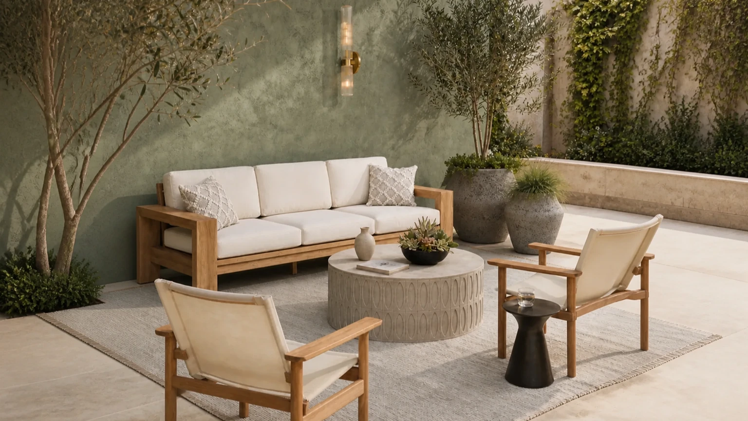 Eucalyptus Afterglow interior design concept.