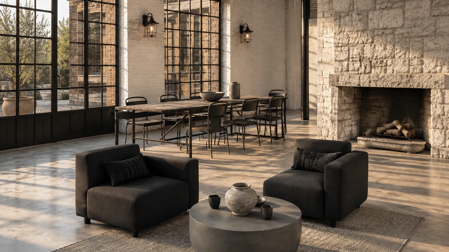 The Foundry Terrace interior design concept.