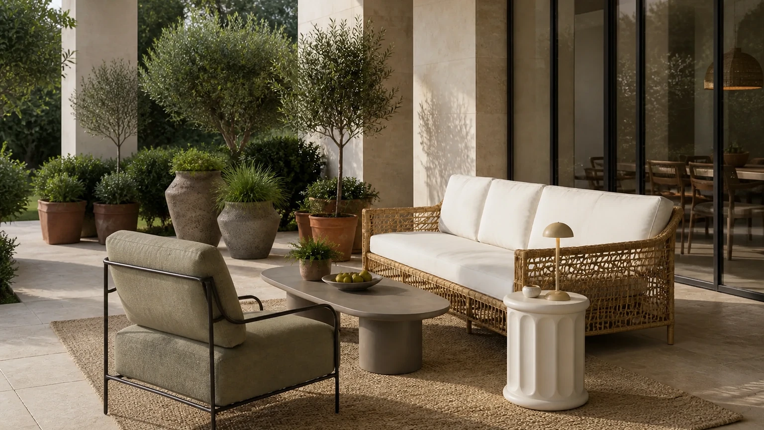 The Limestone Garden interior design concept.