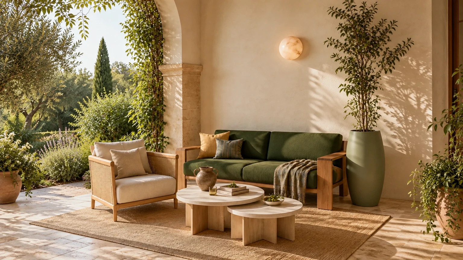 The Long Golden Hour interior design concept.